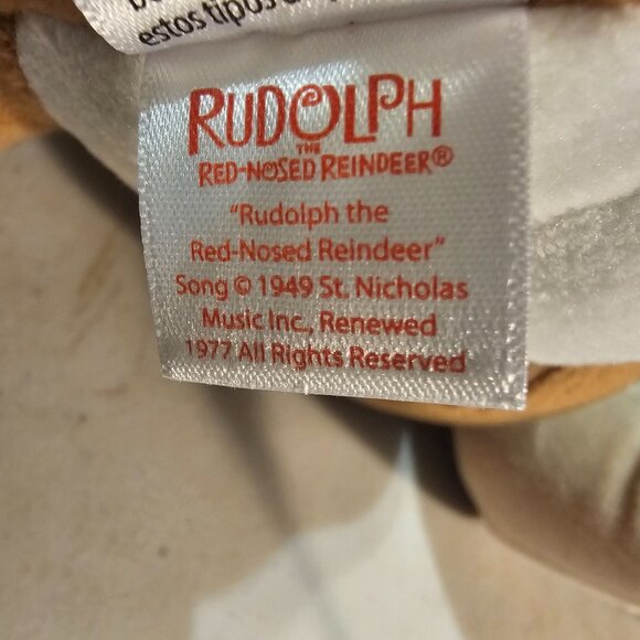 Rudolph The Red Nosed Reindeer & Clarice 10 in Light Up Musical Plush Pair NWT - Picture 15 of 16